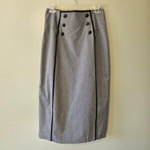 Worthington Button and Lace Skirt Size 6